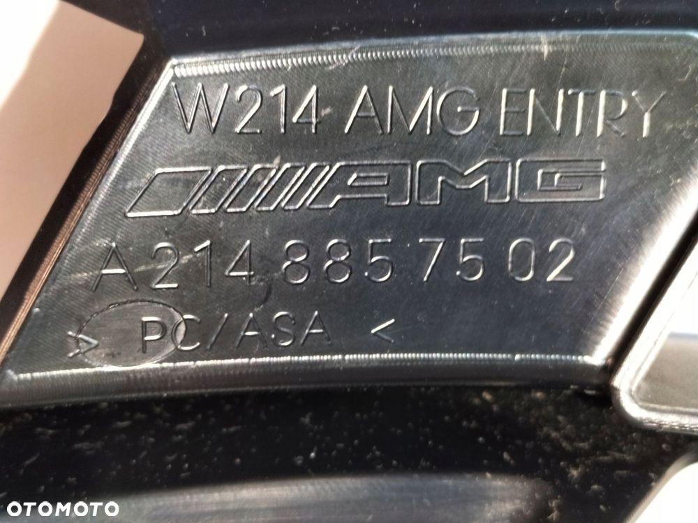 atrapa kratka zderzaka przedniego przód lewa mercedes e klasa w214 amg 22- - 5