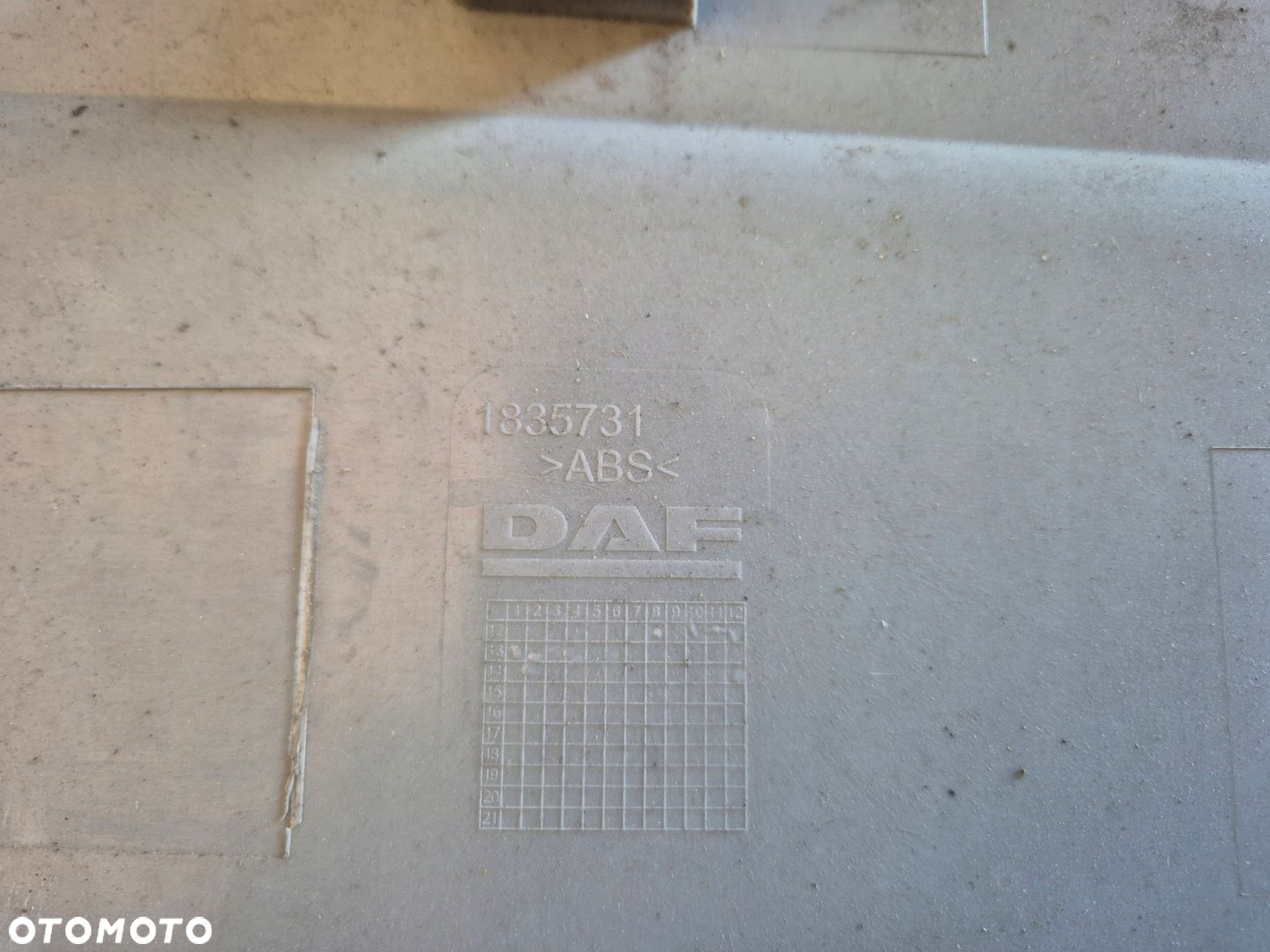 EMBLEMAT NAPIS LOGO LISTWA MASKI ATRAPY DAF XF 106 EURO 6 1835731 - 5