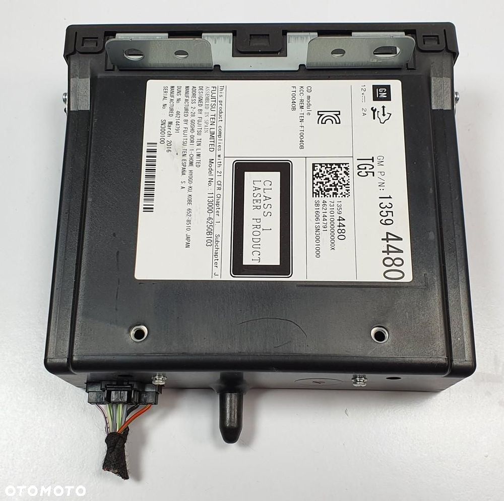 CZYTNIK MODUŁ NAWIGACJI RADIA CD OPEL INSIGNIA A - 2