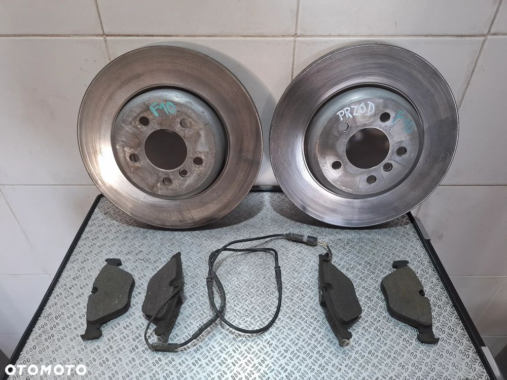 Tarcze hamulcowe klocki przód komplet 34,5 średnica BMW 5 F10 - F11 rok 2014 - 1