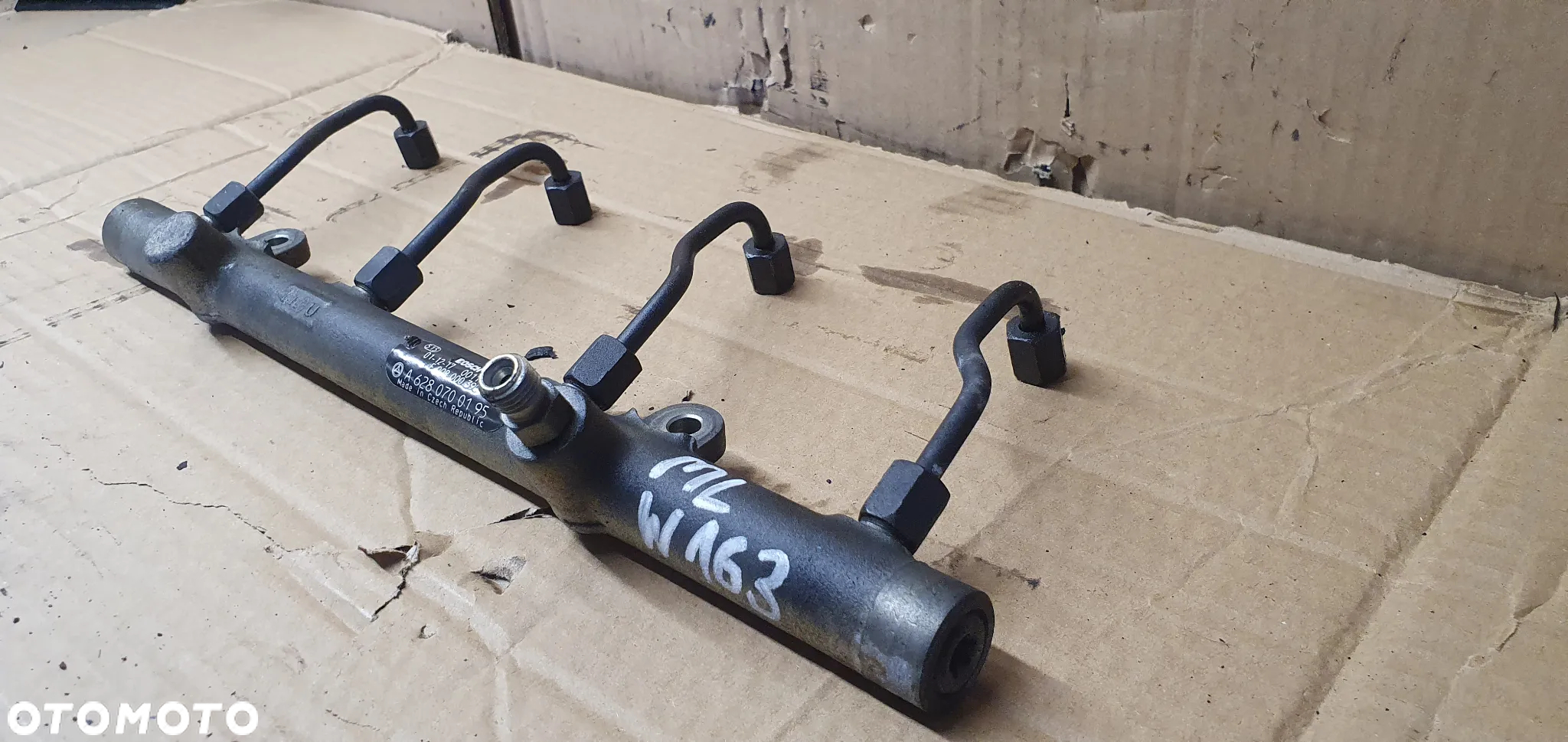 Listwa wtryskowa rurki Mercedes ML W163 4.0 CDI A6280700195 - 4