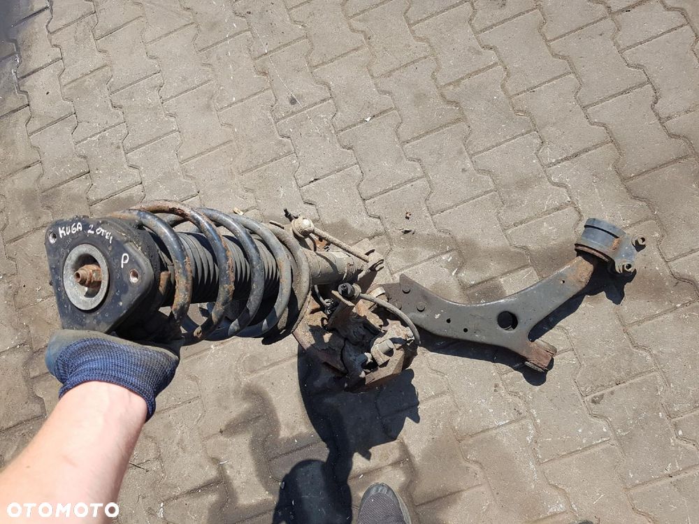 FORD KUGA MK1 08-12r 2.0 TDCI AMORTYZATOR ZWROTNICA PRAWA PRZÓD - 5