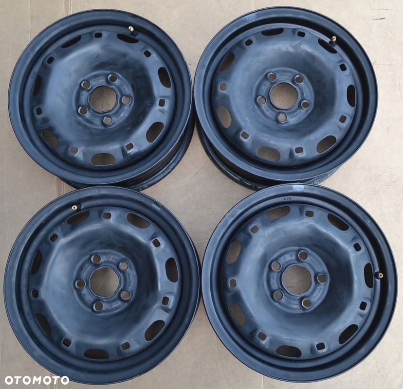 FELGI STALOWE OEM VW SKODA SEAT 5x100 5J14 ET 35 x4szt F-522 - 2