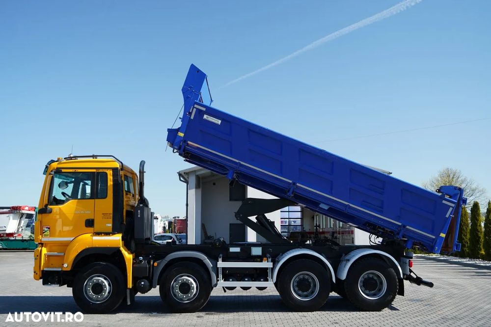 MAN TGS 35.500 / 8x4 / BASCULANTE / HYDROBURTA / BORDMATIK / NAVI / 2019 - 3