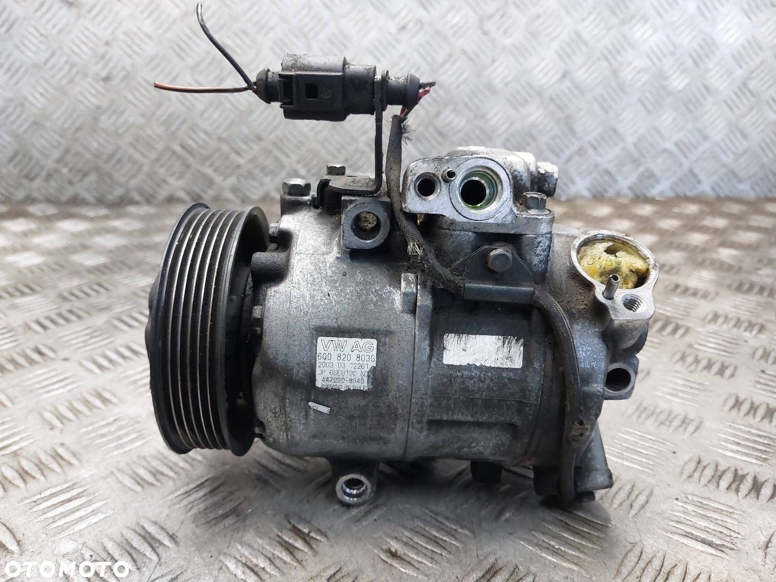 SPRĘŻARKA KOMPRESOR KLIMATYZACJI SKODA FABIA I 1.2 12V 6Q0820803G - 1