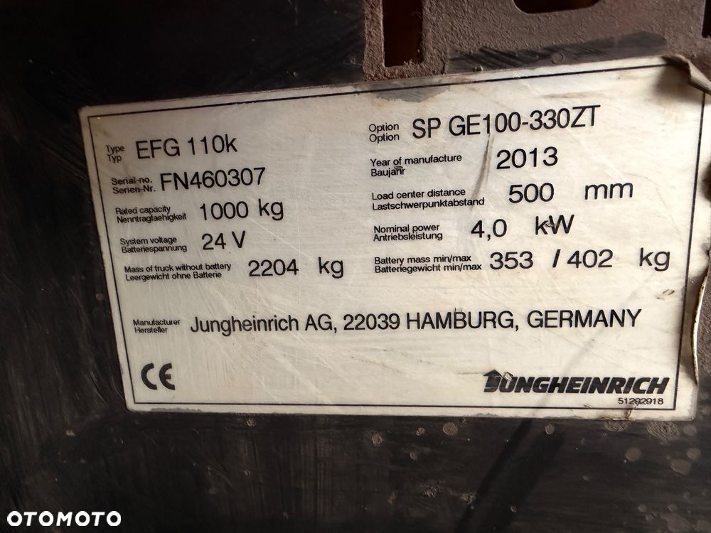 Jungheinrich EFG 110k - 7