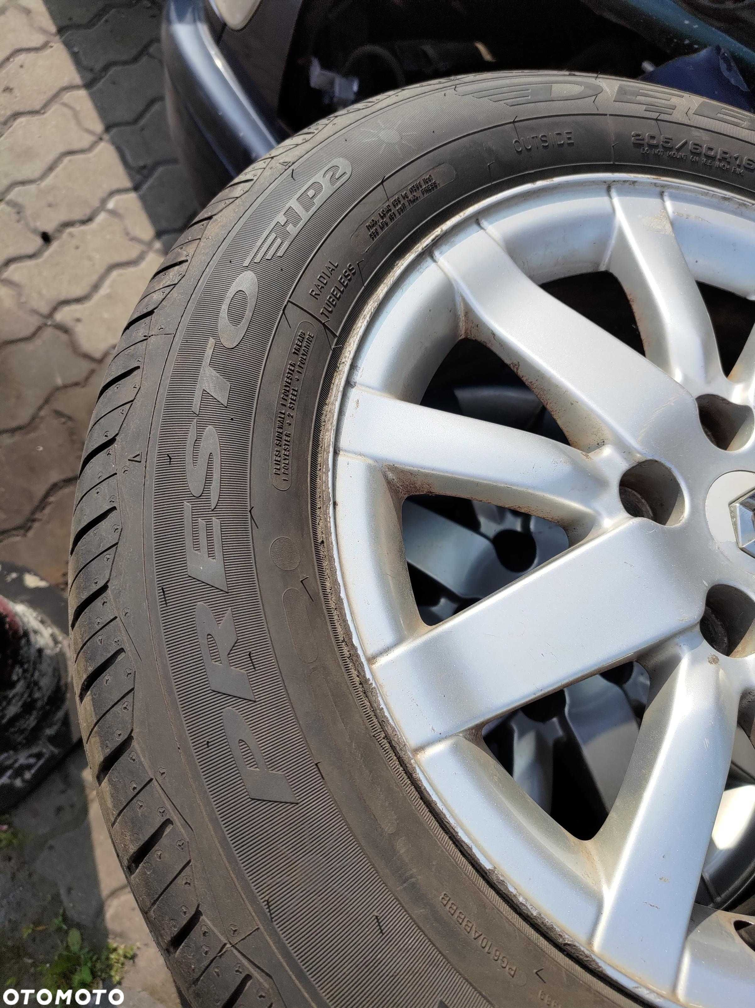 4 koła Alufelgi Dębica Presto 205 60 R16 8mm 22rok Megane Scenic 3 III - 4