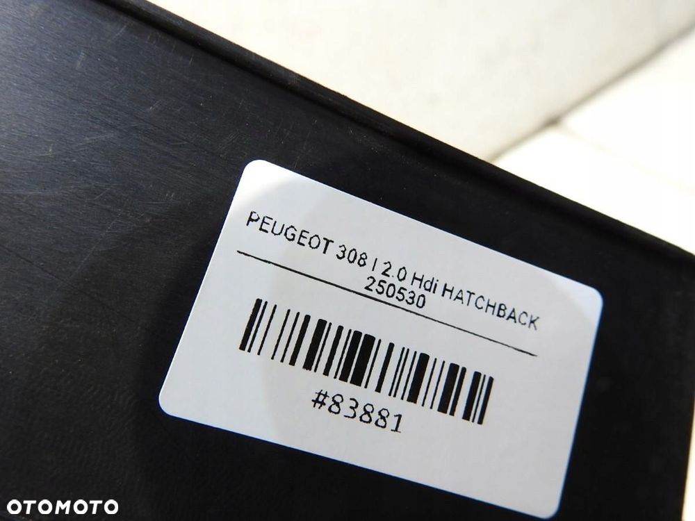 OSŁONA PASA TYLNEGO TYŁ PEUGEOT 308 I 5D 9681642777 - 4