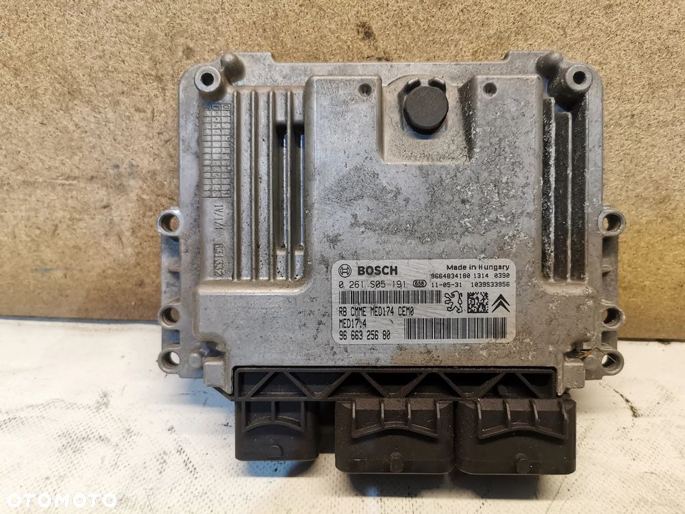 CITROEN DS3 1.6 THP KOMPUTER STEROWNIK SILNIKA 9666325680 - 1