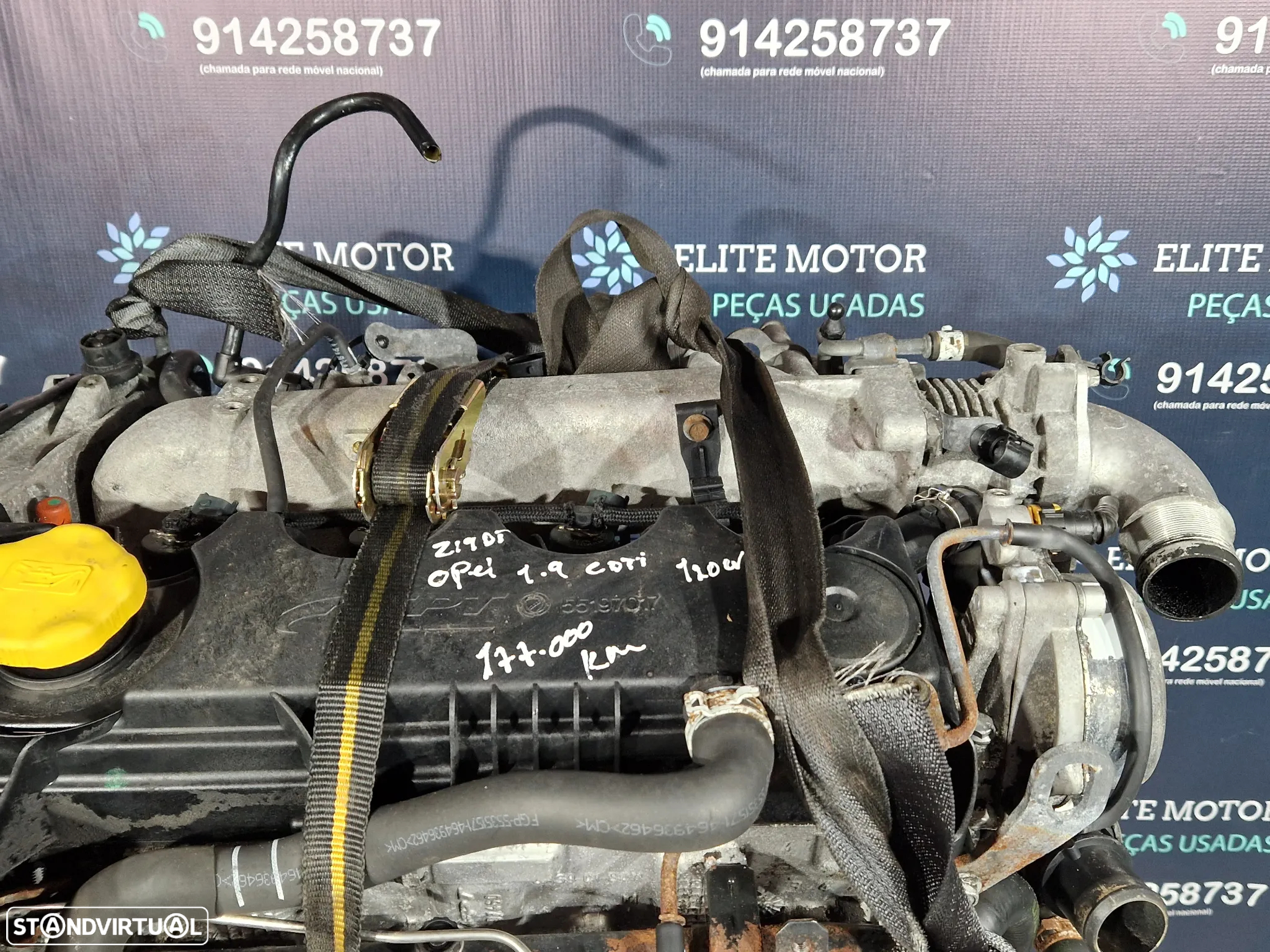 Motor usado Z19DT OPEL VECTRA C 1.9 CDTI 120CV ASTRA H ZAFIRA SAAB 93 - 3