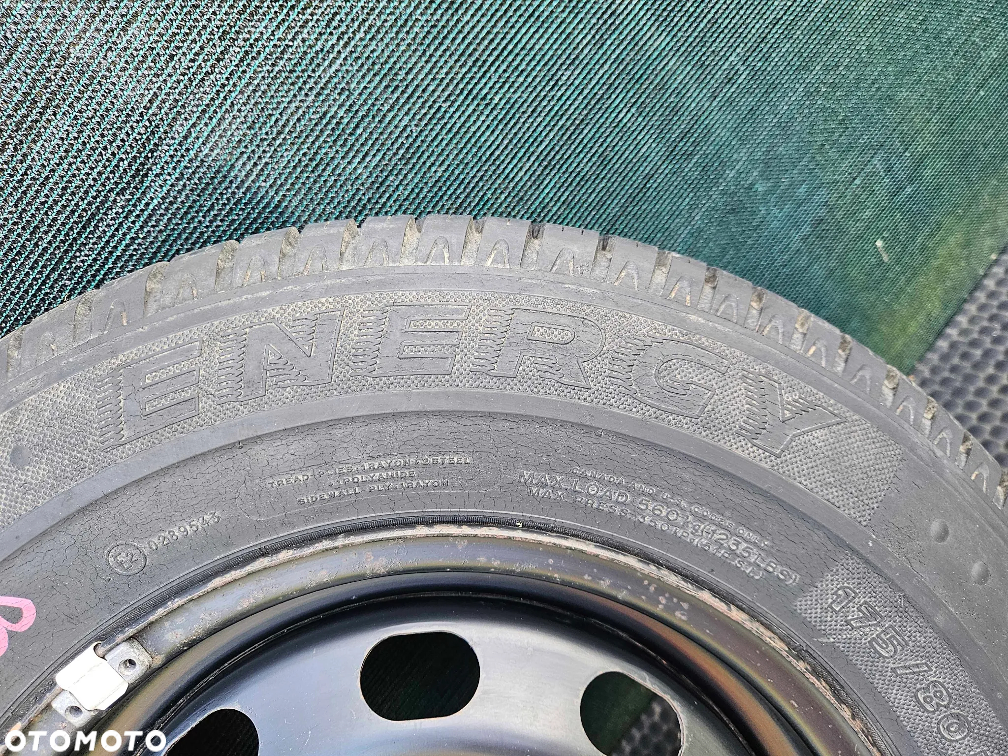 Kolo 1J0601027J Felga Blaszak Zapasowe R14 5x100 6J ET38 Stalowe Opona Letnia 175/80 VW Golf IV 4 Audi Skoda Seat - 6