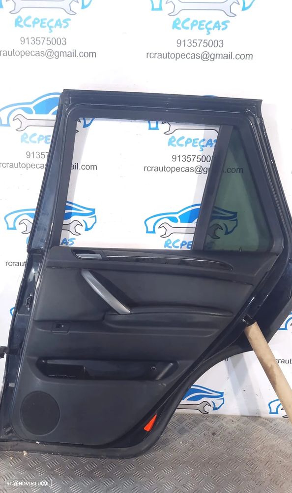 PORTA PORTAS TRASEIRA TRÁS DIREITA BMW X5 E53 41528256828 FECHO ELEVADOR MOTOR PUXADOR VIDRO RETROVISOR RETROVISORES - 5