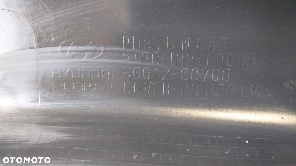 HYUNDAI i30 N SPORT SPOJLER ZDERZAKA TYŁ TYLNY DYFUZOR PDC 86612S0700 - 8