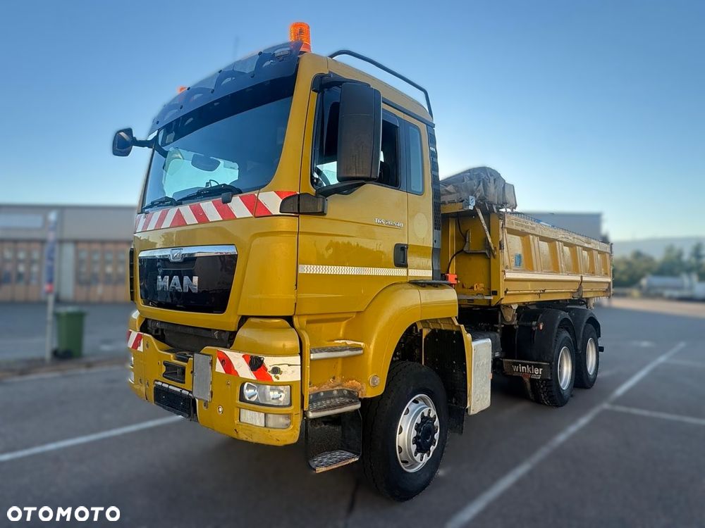 MAN TGS 26.540 6x6 | BORDMATIC | MANUAL | WYROTKA 3-STRONNA MEILLER | EURO 5 - 2