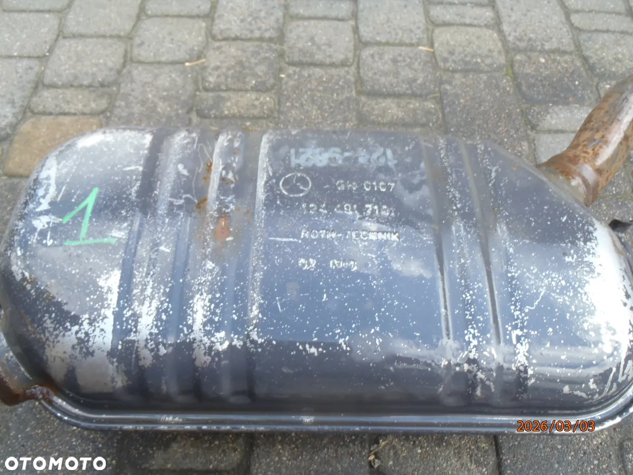 wydech tłumik rura portki kolektory mercedes  w124 124 jak nowy  oryginał posiadam wszystkie części - 35