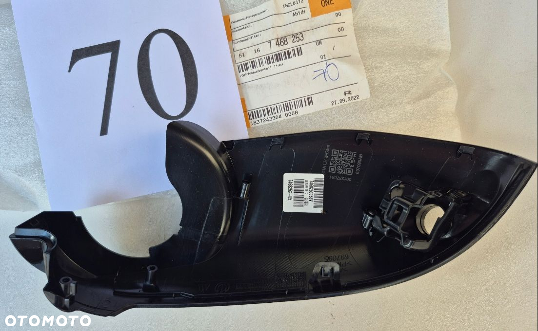 DOLNA CZĘŚĆ OBUDOWY LEWEJ LUSTERKA BMW F97 F98 G01 51167468253 7468253 - 2