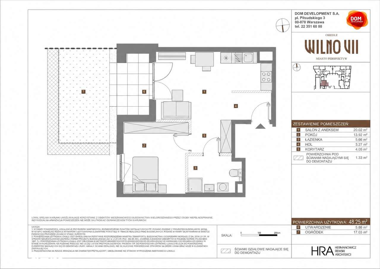 Nowe dwa pokoje z dużym ogrodem | garaż XL | 50 m²