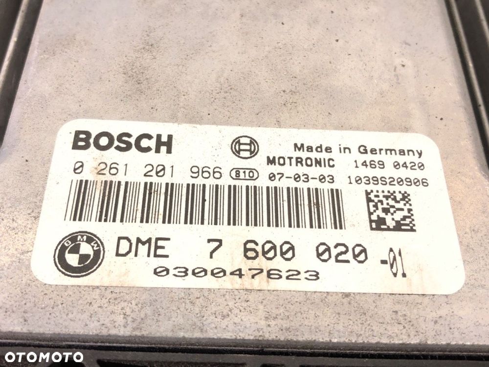 KOMPUTER SILNIKA  MINI MINI (R56) 2005 - 2014 One 70 kW [95 KM] benzyna 2006 - 2010 7600020 - 4