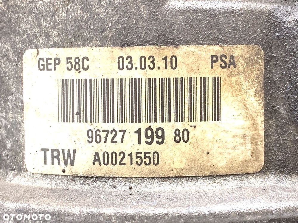POMPA WSPOMAGANIA  PEUGEOT 308 I (4A_, 4C_) 2007 - 2016 1.6 HDi 66 kW [90 KM] olej napędowy 2007 - - 6