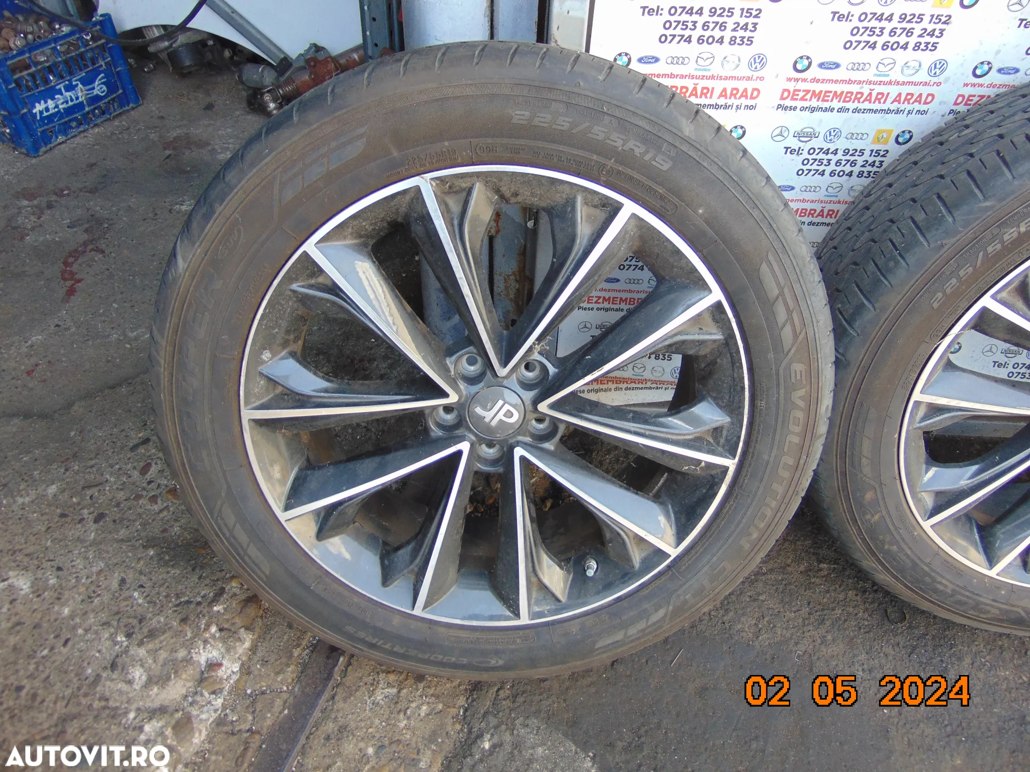 Jante aluminiu R19 mazda Suzuki Honda Nissan Mazda cx5 qashqai ssang yong Vitara 5x114,3 jante aliaj cu anvelope cauciucuri kia sorento hyundai tucson santa fe sportage r19 tivoli - 2