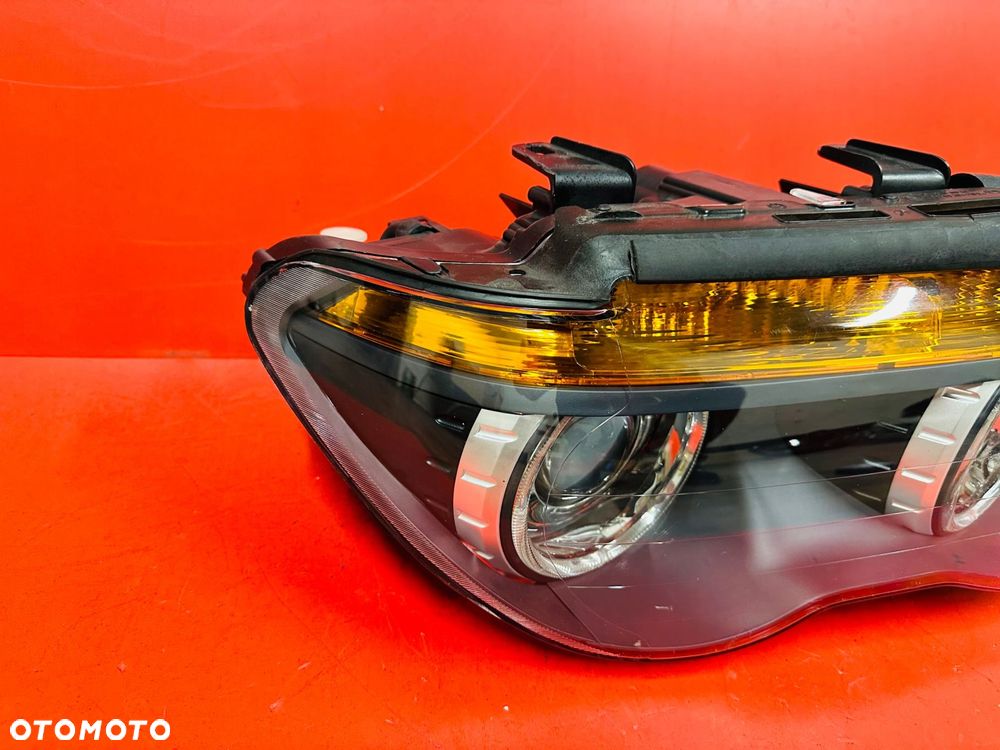 LAMPA PRAWA BMW E65 BI XENON NIE SKRĘTNA BDB EUROPA POMARAŃCZ - 2