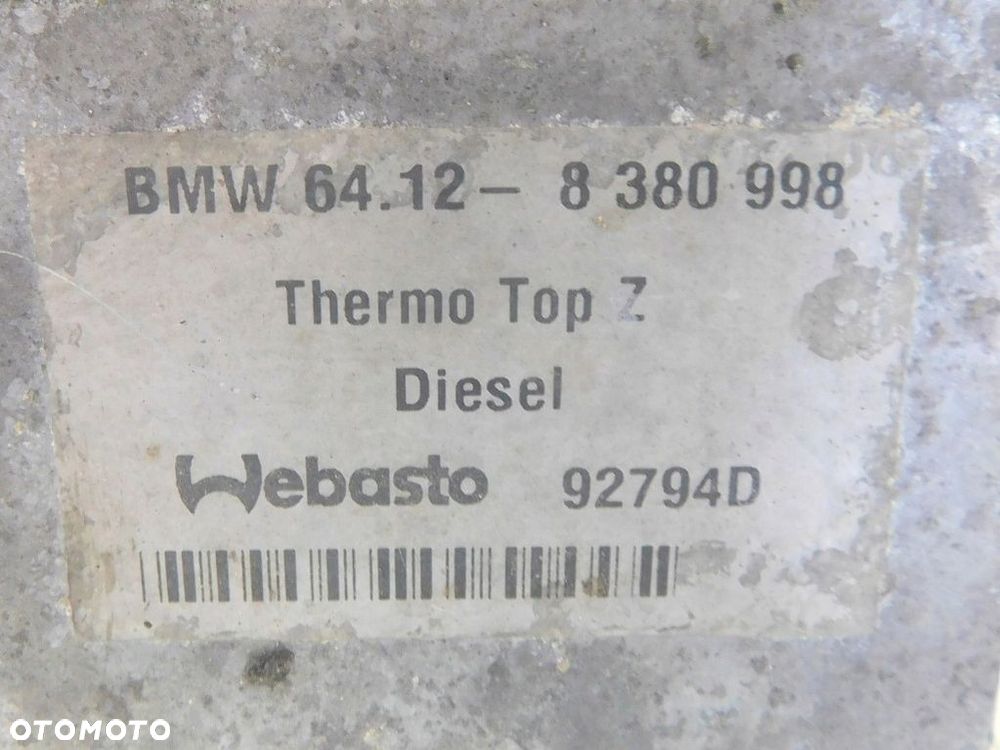 BMW X5 E53 3.0D M57 2002r WEBASTO OGRZEWANIE POSTOJOWE 8380998 - 4