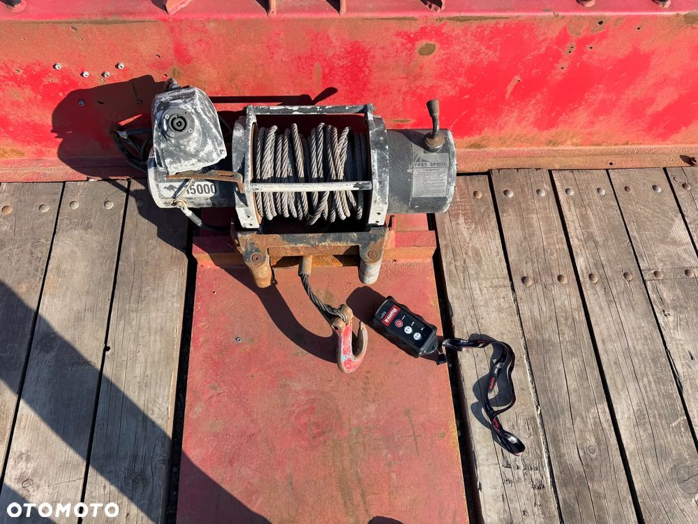 HRD Naczepa Niskopodwoziowa Najazdy Hydrauliczne Wciągarka - 13