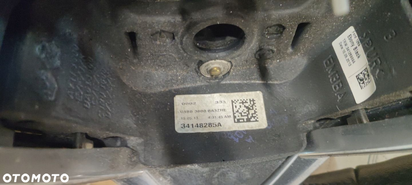 FORD FIESTA MK7 LIFT 12-16 KIEROWNICA SKÓRA SKÓRZANA - 5
