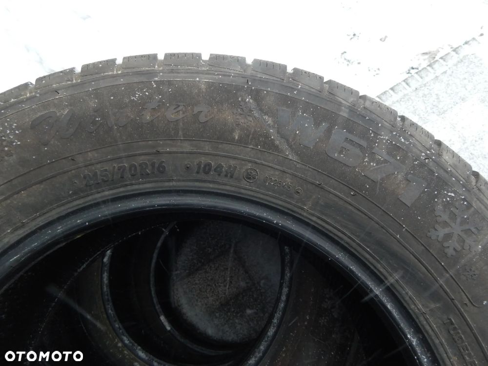 Opona 4x opony 16 R16 215 / 70 Petlas Explero Winter W671 komplet Łuków części - 7