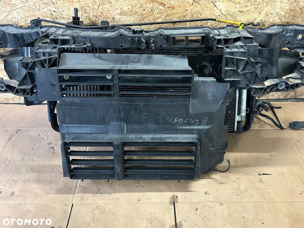 Ford Focus mk3 lift 2014- pas przedni kompletny 1.0 ecoboost chłodnice belka wzmocnienie kierownice powietrza - 4