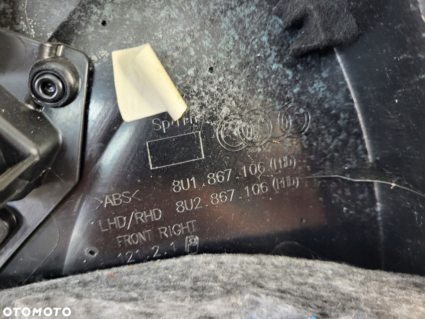 AUDI Q3 8U LIFT BOCZEK DRZWI PRAWY PRZÓD TAPICERKA PRAWA PRZEDNIA - 11