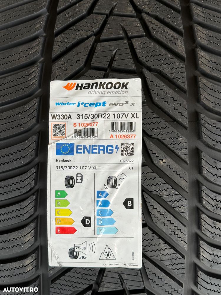 Vând anvelope 285/35/22-315/30/22 hankook de iarnă noi - 3