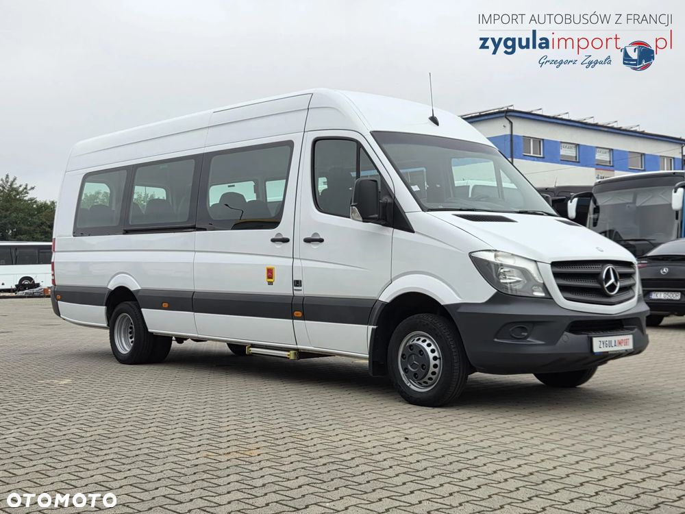 Mercedes-Benz SPRINTER TRANSFER/ SPROWADZONY Z FRANCJI/ EURO 6 / 23 MIEJSCA / UCHYLNE SZYBKI