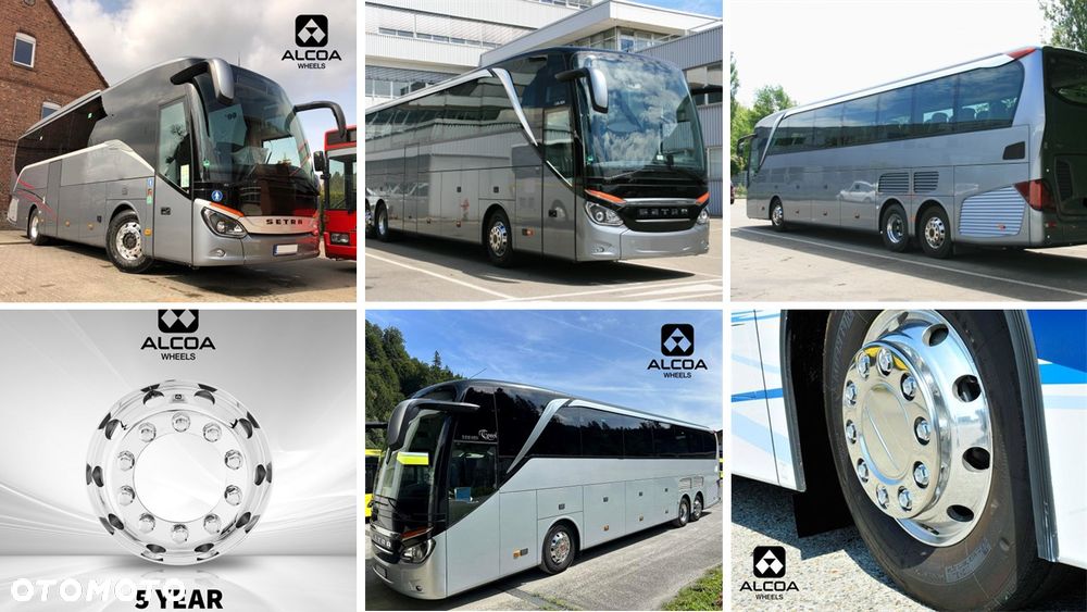 ET 146 /FELGI ALCOA / AUTOBUS / 22,5 x 8,25 / Aluminiowe / DB/ FV / Dostawa GRATIS - 2