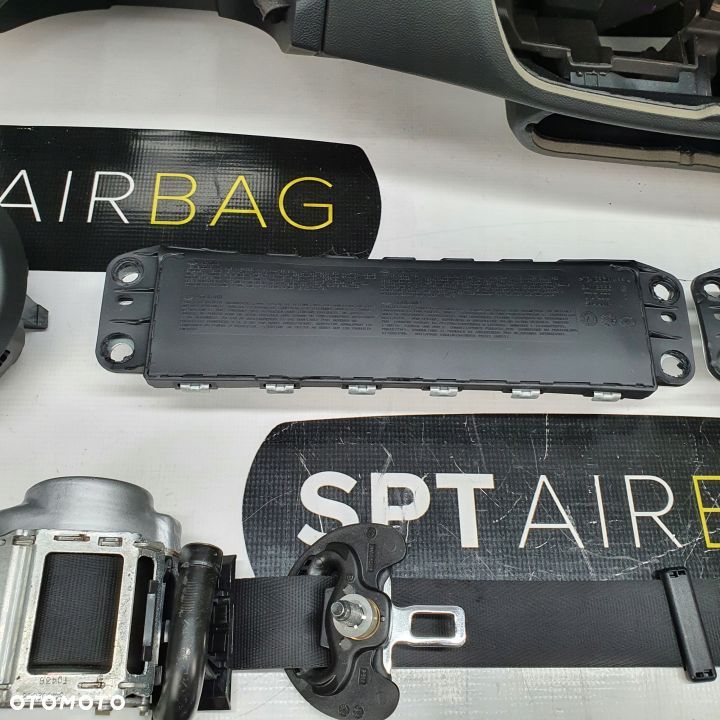 ALFA ROMEO GIULIA DESKA ROZDZIELCZA SKÓRA KONSOLA KOKPIT PULPIT PODUSZKI AIRBAG AIR BAG PASY KIT SET - 8