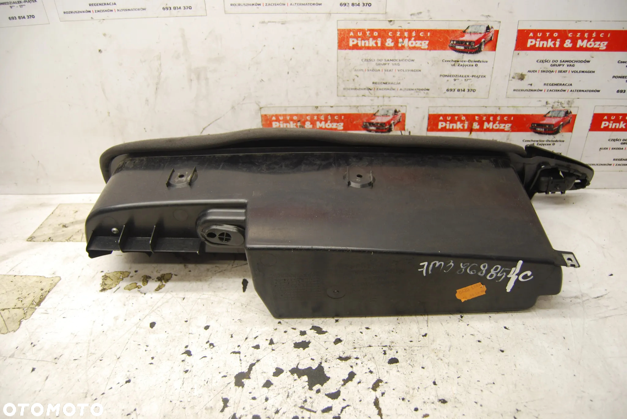 SCHOWEK PASAŻERA TYLNY TYŁ 7M3868854C VW SHARAN MK I LIFT 04-10 SEAT ALHAMBRA - 4