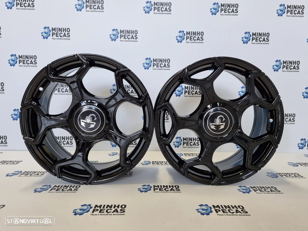 Jantes Fiat Punto Abarth em 17 Preto Brilho (4x98)
