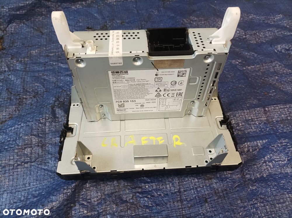 Vw Crafter II 7C radio samochodowe oryginał 7C0035153 - 3