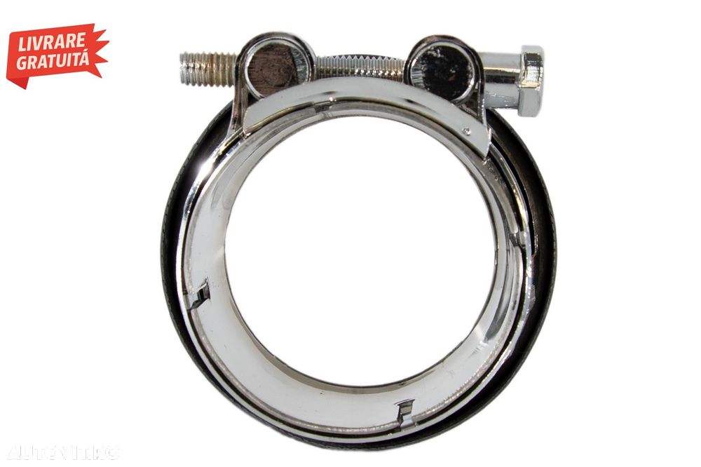 Toba Universala Ornament Sistem de evacuare Carbon Fiber Finisaj Mat 6.8cm / 2.67i- livrare gratuita - 7