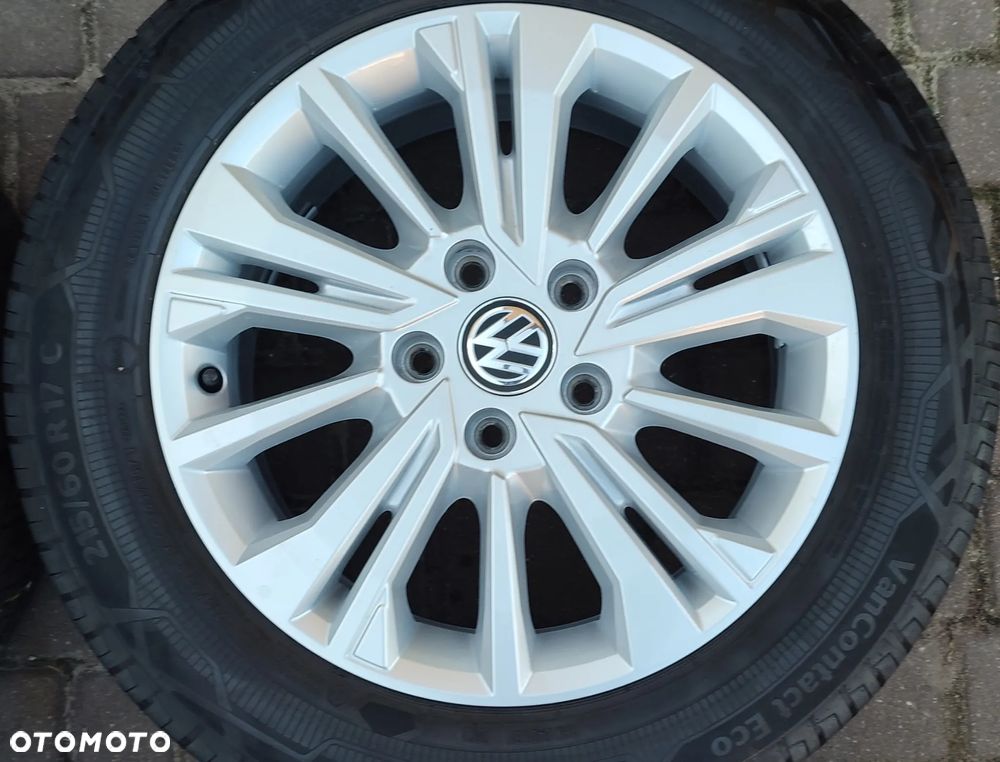 Koła Felgi Aluminiowe Oryg Volkswagen T6 Multivan T5 17 Cali 5x120 Et55 Continental 215/60/17C 2021r 4x8,5mm Idealne !! Starogard Gdański - 4