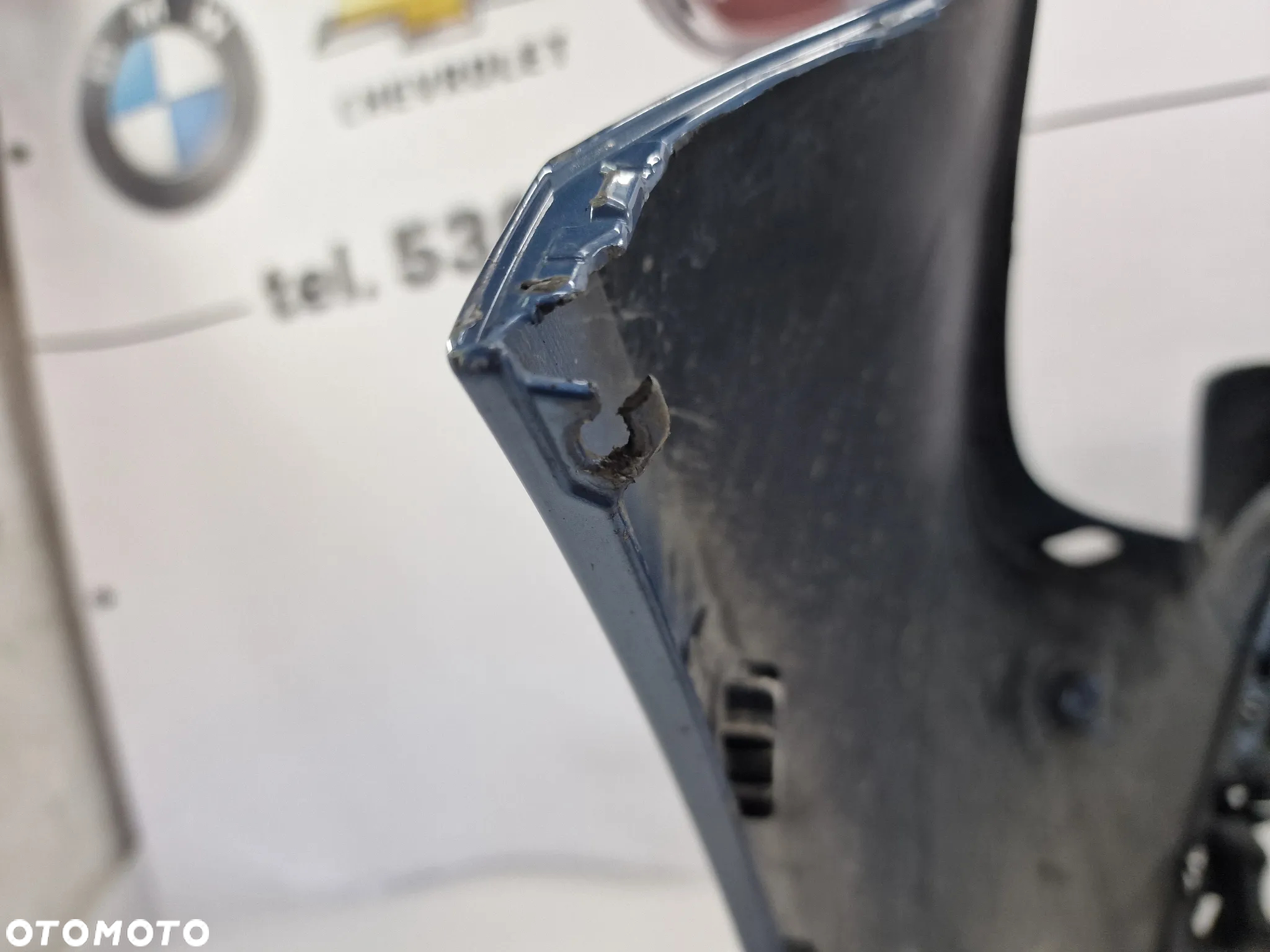 TOYOTA COROLLA XII E21 18- ZDERZAK PRZEDNI PRZÓD NA SPRYSKI + 6X PDC + KRATKA ŚRODKOWA , KOLOR BŁĘKITNY METALIK , NR 52119-02P40 / 52119-02S20 , NR AUKCJI NZ938 - 30