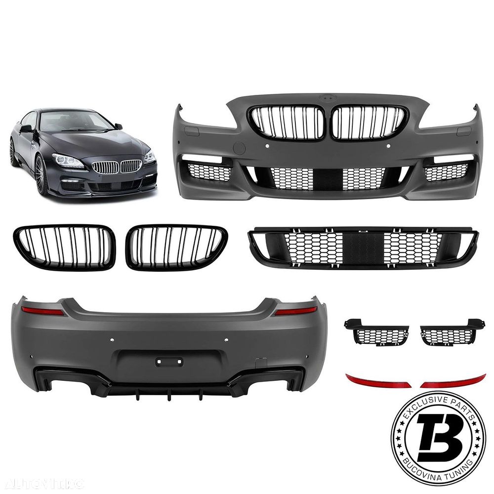 Pachet Exterior compatibil cu BMW Seria 6 F06 F12 F13 M-Tech Design - 1