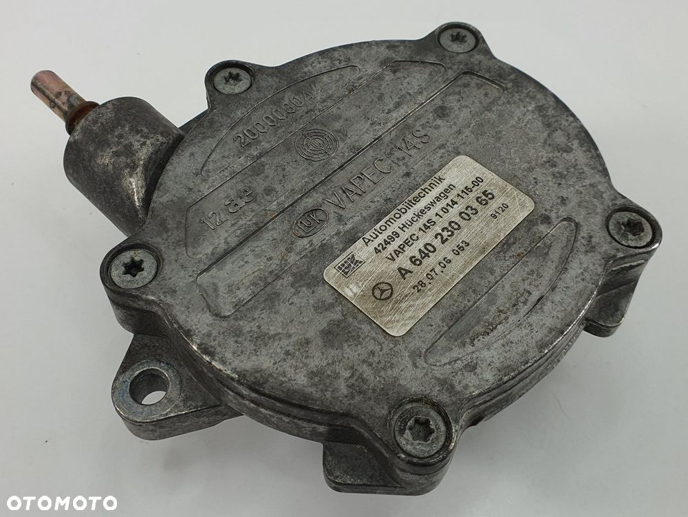 POMPA VACU VACUM MERCEDES W245 2.0 CDI A6402300365 - 2