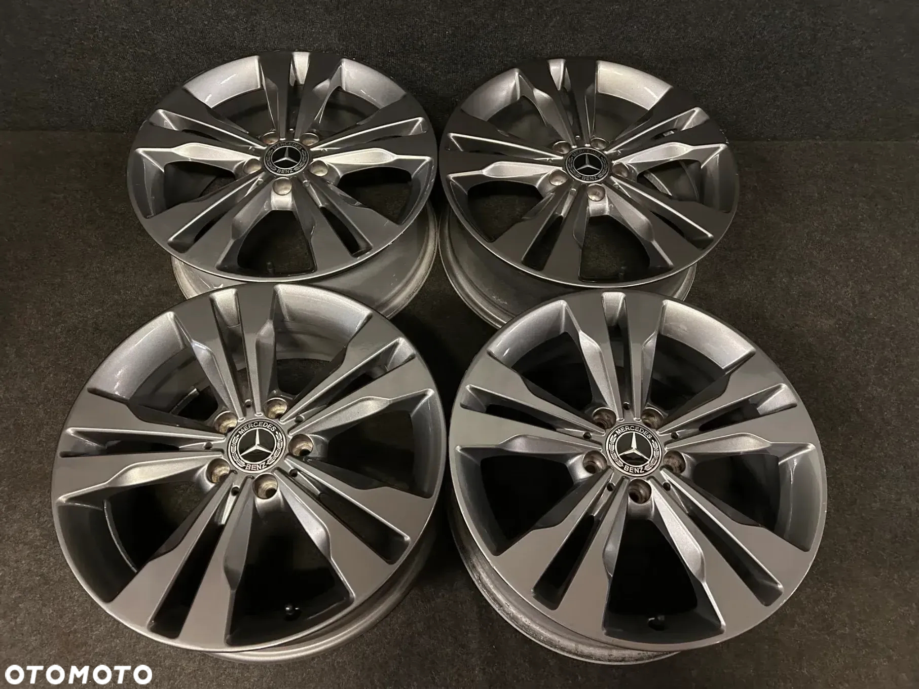 Alufelgi Mercedes A-Klasa W176, B-Klasa W246, CLA 18 cali 5x112 4szt. Ładne! - 3