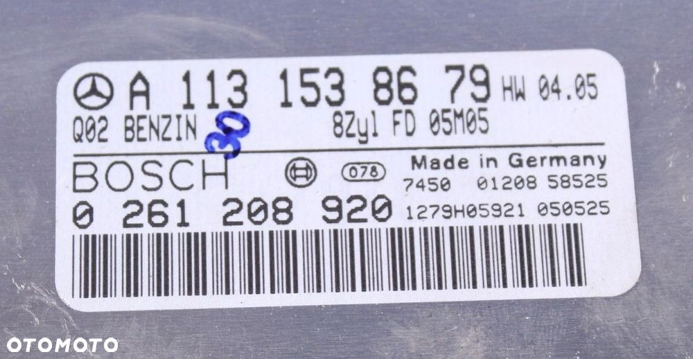 STEROWNIK SILNIKA MERCEDES W219 5.0 A1131538679 - 2
