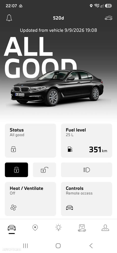 BMW Seria 5 520d AT MHEV - 22