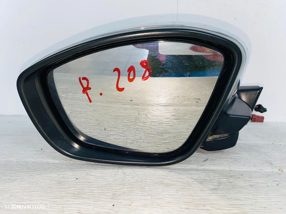 Espelho Rebatível Elétrico Peugeot 208 - 2012 / 2018 - E703 - 2