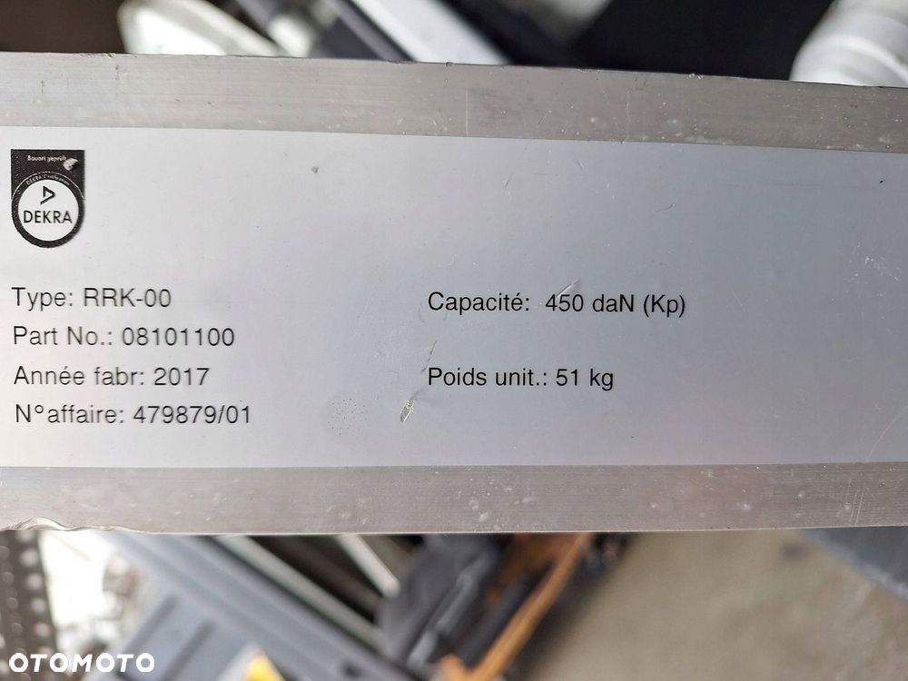 RAMPA ALUMINIOWA PODJAZD DLA NIEPEŁNOSPRAWNYCH NAJAZD RENAULT CITROEN FIAT - 10