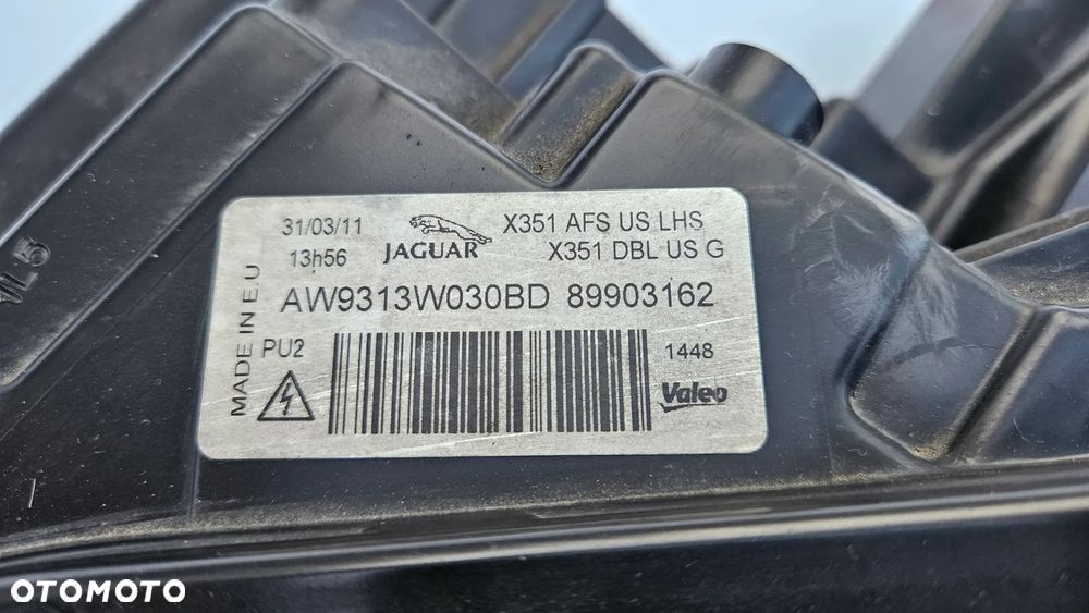 Jaguar XJ 351 Kompletny reflektor lewy Lampa lewa Xenon skrętny AFS 15 PIN AW9313W030BD AW93-13W030-BD - 20