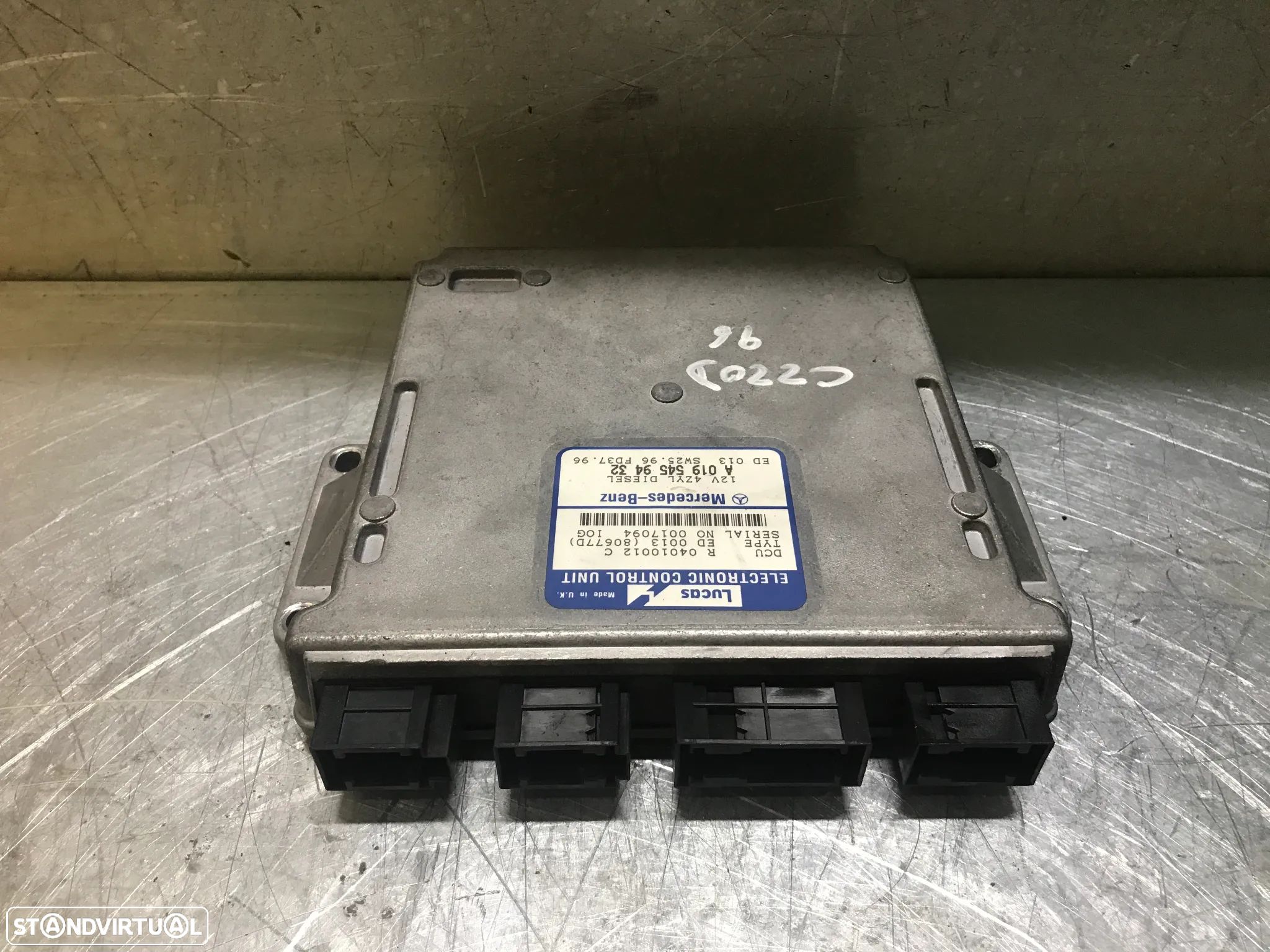 CENTRALINA DO MOTOR MERCEDES C220D W202 A0195459432 - 1